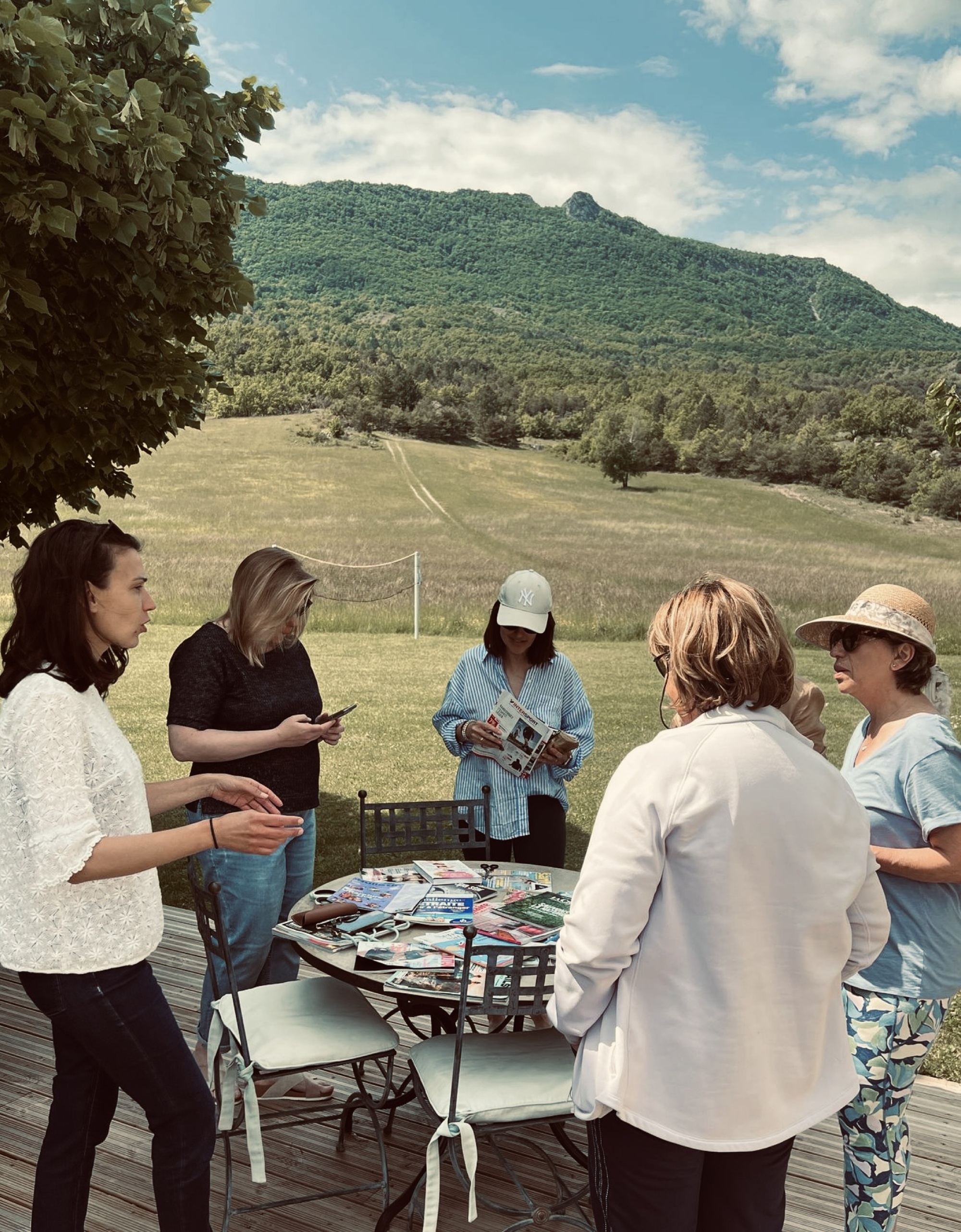 Johanna en séance de coaching